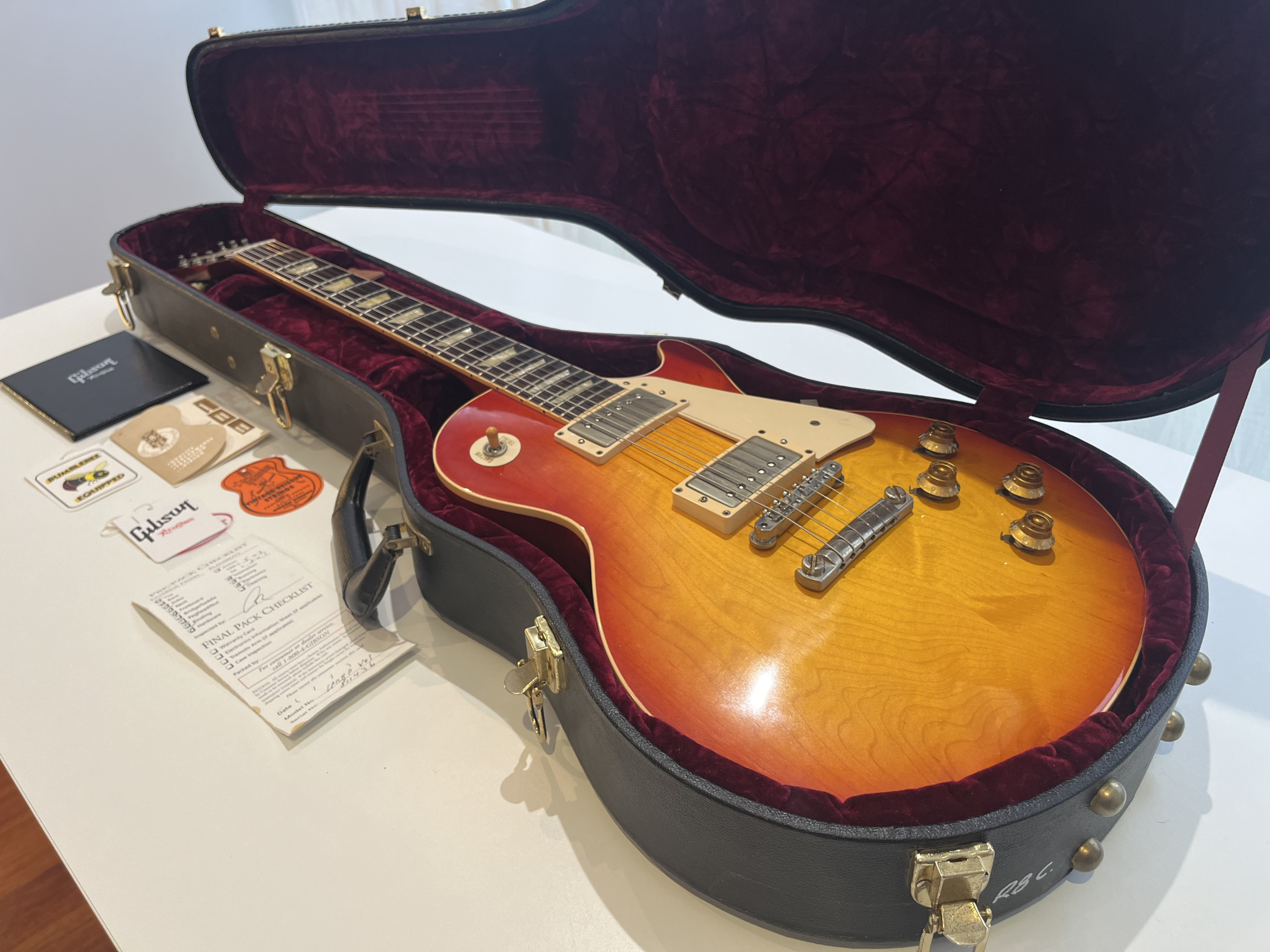 Gibson Custom Shop 1958 Les Paul Standard Reissue (R8) 2008 Cherry Sunburst