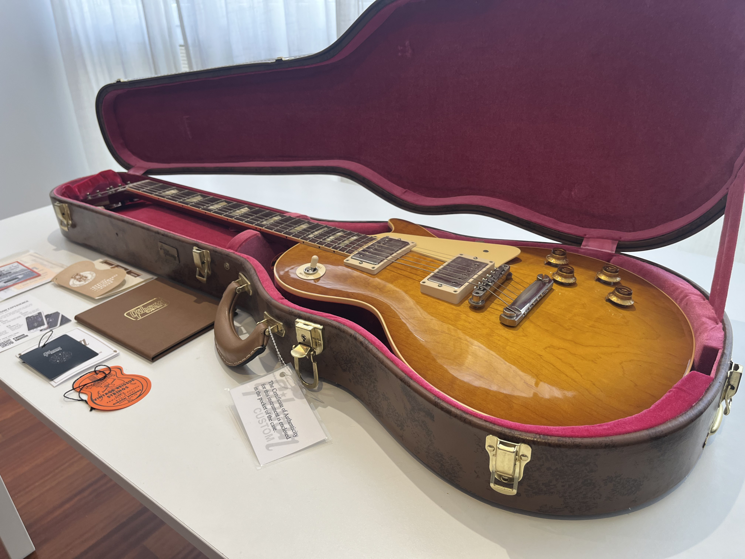 Gibson Les Paul 1958 Reissue R8 2023 Lemonburst – Custom Shop