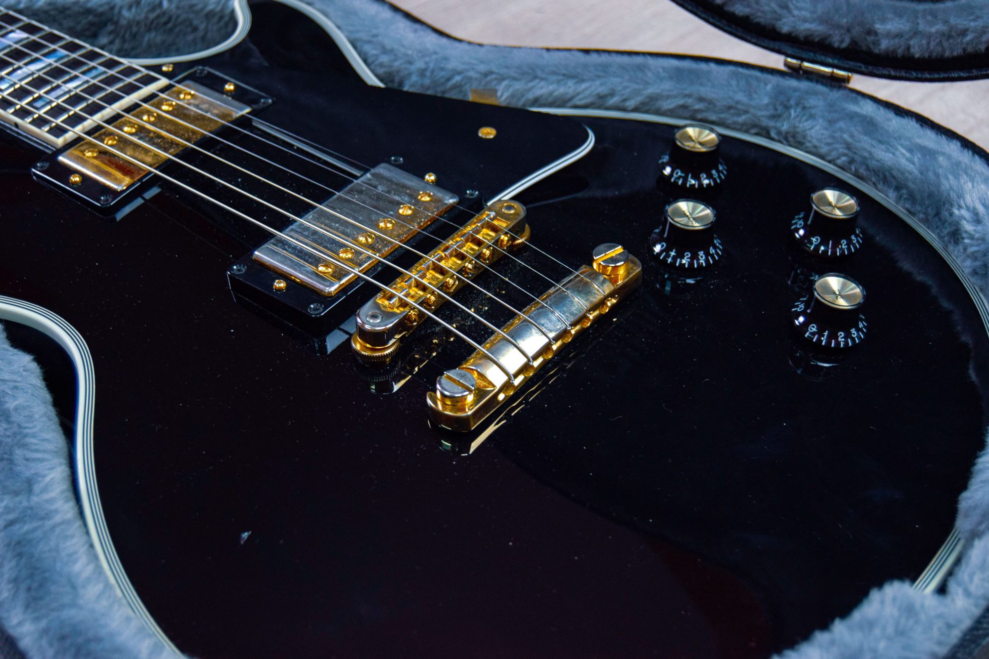Gibson Custom Shop Les Paul Custom Ebony – 2021 - Escasainguitars