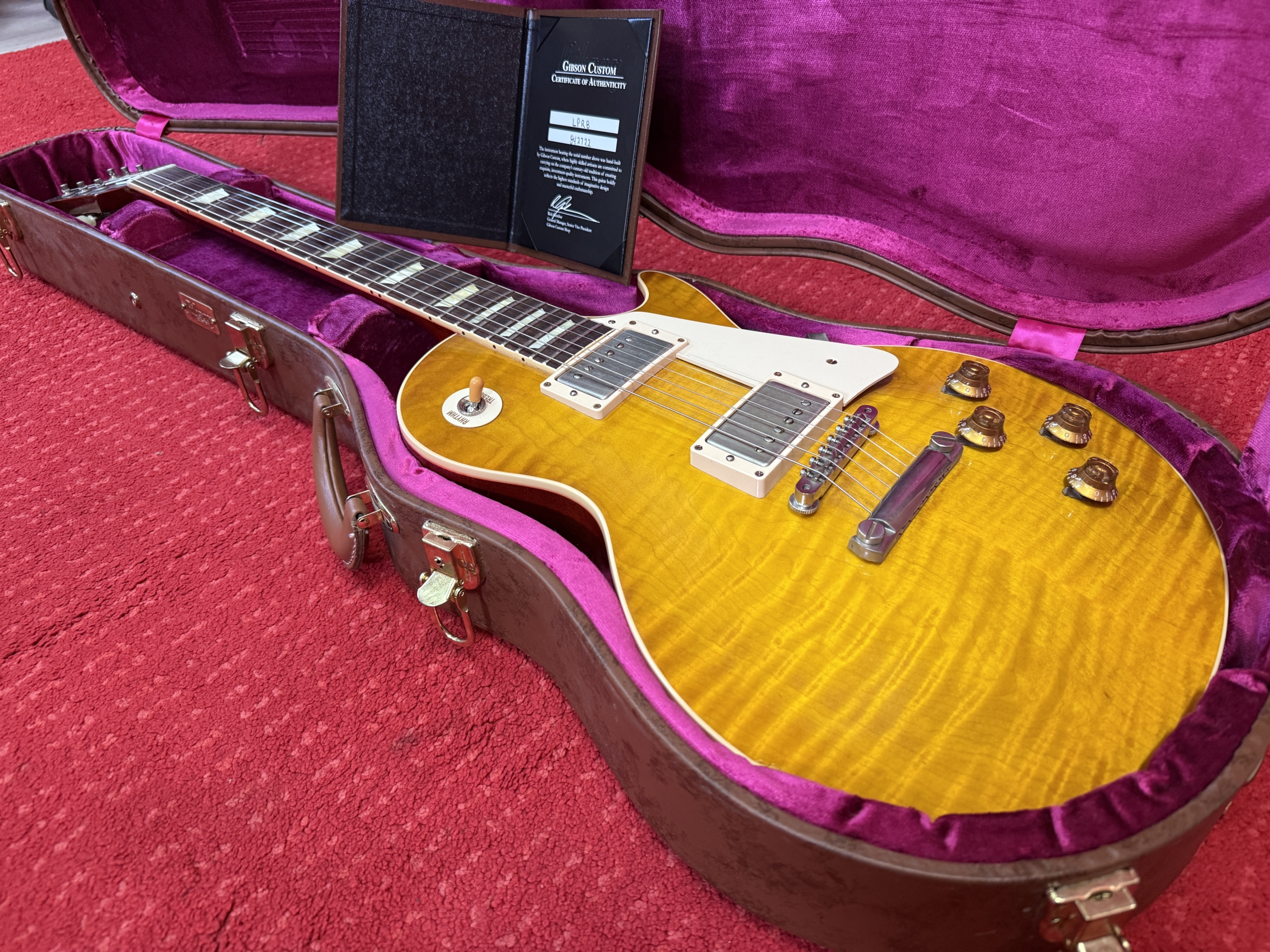 Gibson Custom Shop 1958 Les Paul Standard Reissue (R8) – 2014 – Lemon Burst